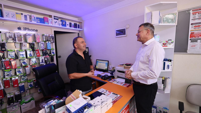 Silifke Belediye Başkanı Op. Dr. Mustafa Turgut, Atayurt Esnafını Ziyaret Etti